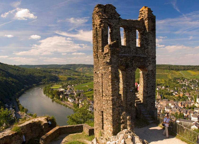 Grevenburg Castle Ruins, Traben-Trarbach, Germany, Germany